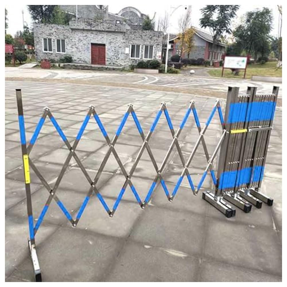 Barrera de seguridad retráctil expandible, control de multitudes portátil resistente para eventos, escuelas, obras de construcción
