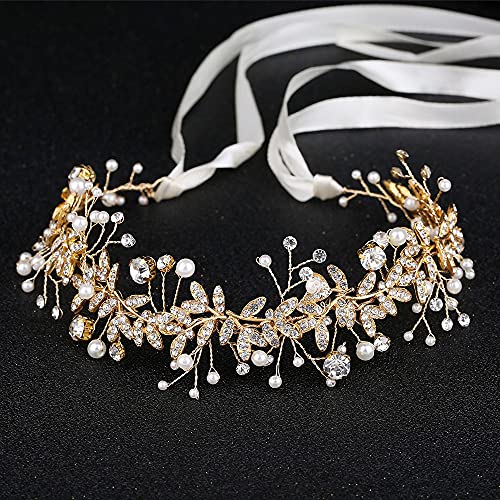 Asphire Handmade Floral Crystal Waist Band Rhinestone Pearl Bridal Veil Accessories Wedding Bride Bridesmaids Sash for Women3