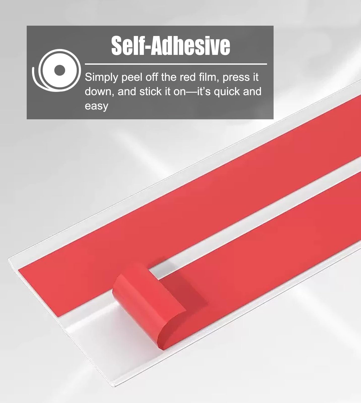 Perfil de Transición para Suelo Perfiles Autoadhesivos para Bordes de Escaleras, Bandas Flexibles de PVC para Peldaños, Protectores de Seguridad en Forma de L para Bordes