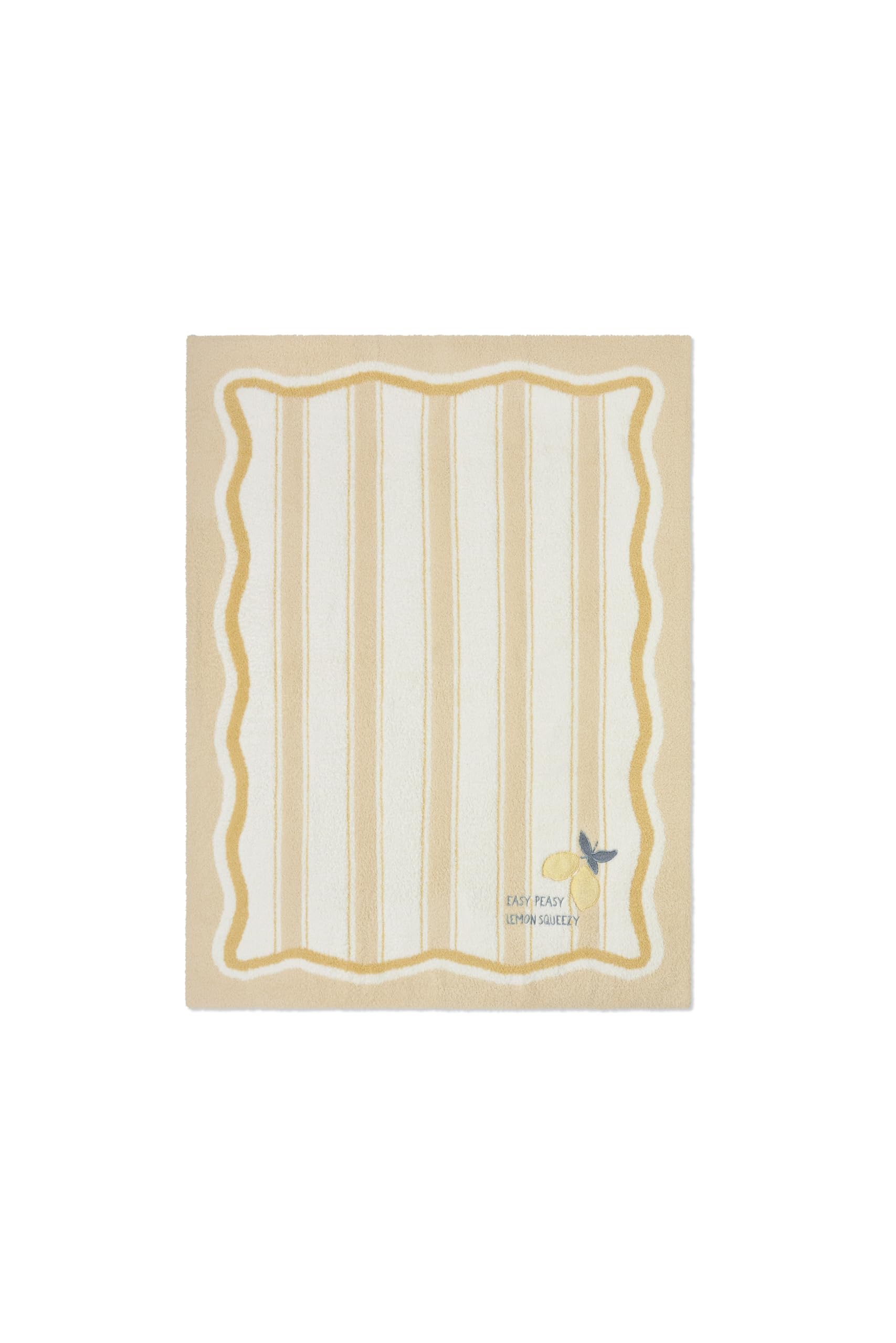 Barefoot Dreams® CozyChic® Lemon Stroller Blanket, Daffodil Multi, 30"x40"