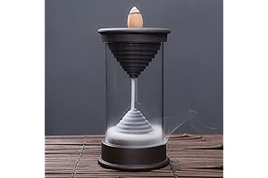 Magnificent Hourglass Backflow Incense Burner: An Aromatic Escape for Your Abode