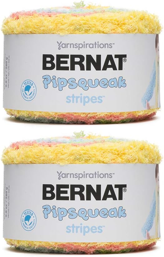Bernat Pipsqueak Stripes Yarn, Octopus Garden 2-Pack