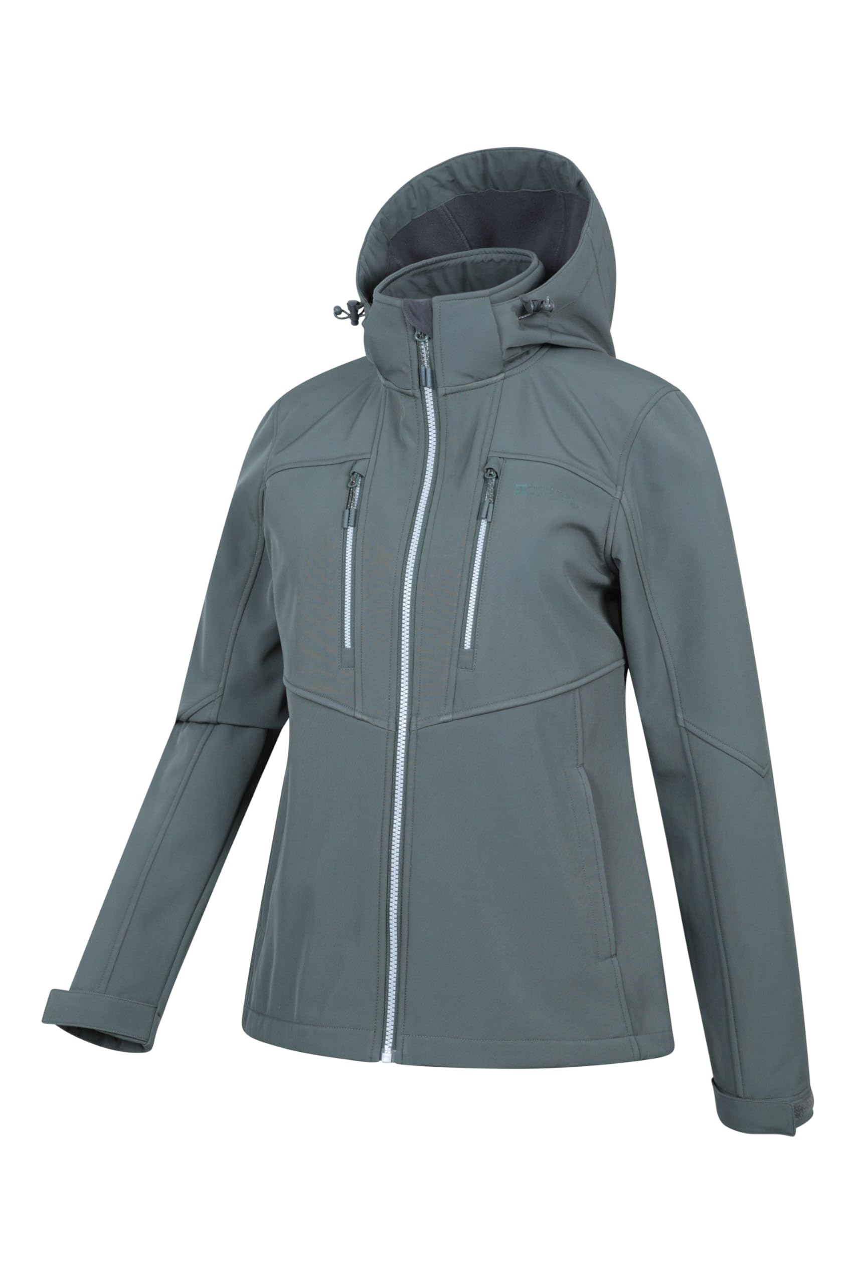 Mountain Warehouse Genesis Veste Softshell pour femme – Manteau imperméable et coupe-vent – Printemps été, randonnée, marche et plein air