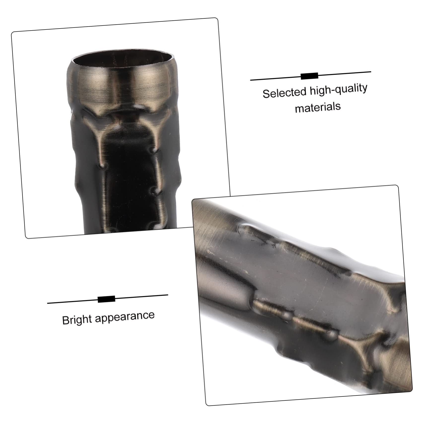 DOITOOL Lot De 3 Cache-douille De Lustre E14 Douille Décorative Tube Pour Douille De Bougie 6 Pièces X 3