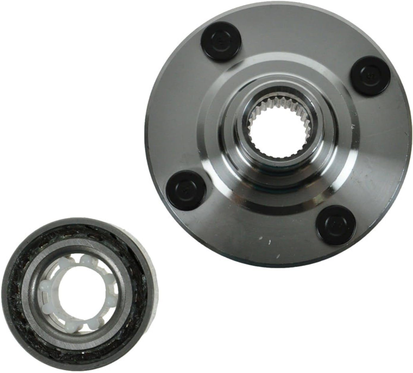 2 Piece Front Wheel Bearing & Hub Kit Set with ABS Sensor Compatible with 1998-2002 Chevrolet Prizm 1993-1997 Geo 1987-2002 Toyota Corolla 1986-1989 MR2