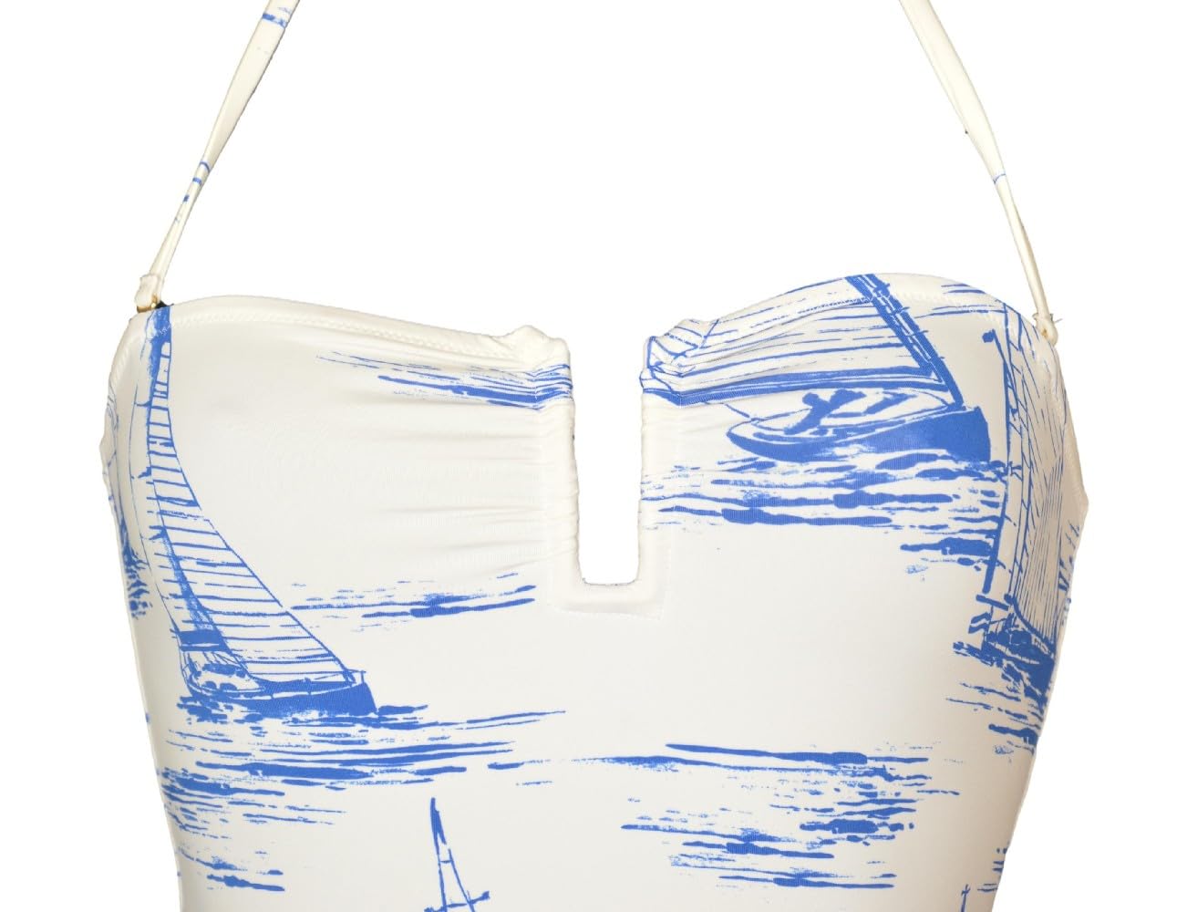 Tommy Hilfiger Damski strój kąpielowy jednoczęściowy strój kąpielowy na plażę lub basen z odpinanym paskiem na szyję XW0XW02982