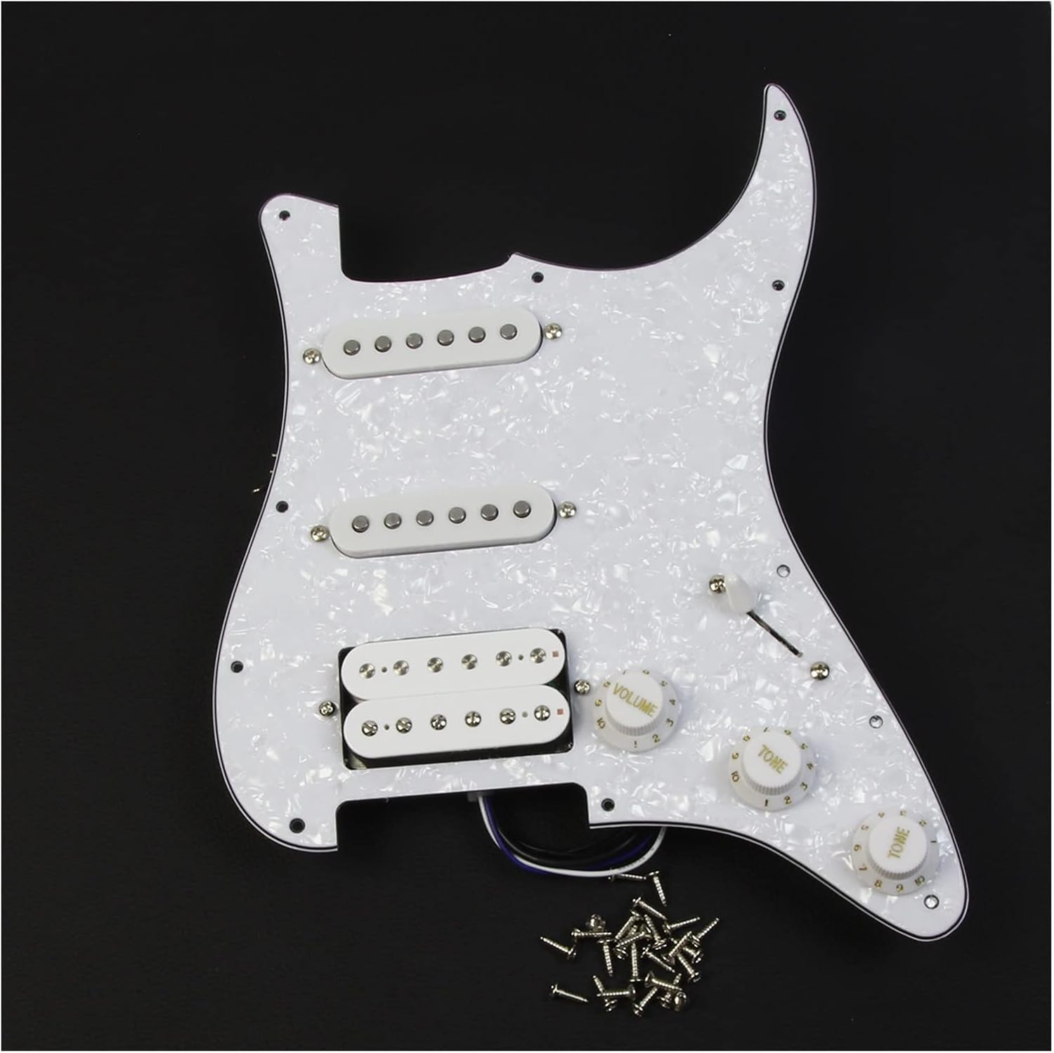 Guitar Pickguard Pickup Prewired Guitar Pickguard SSH