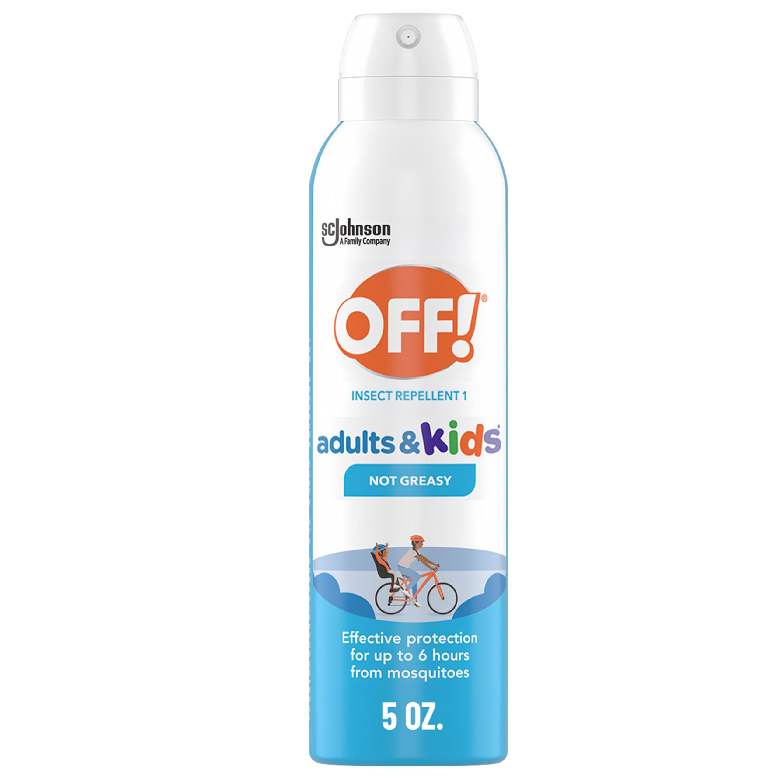 OFF! Insect Repellent Aerosol for Adults & Kids, Fragrance-Free Bug Spray for Everyday Protection from Mosquitoes, 5 oz