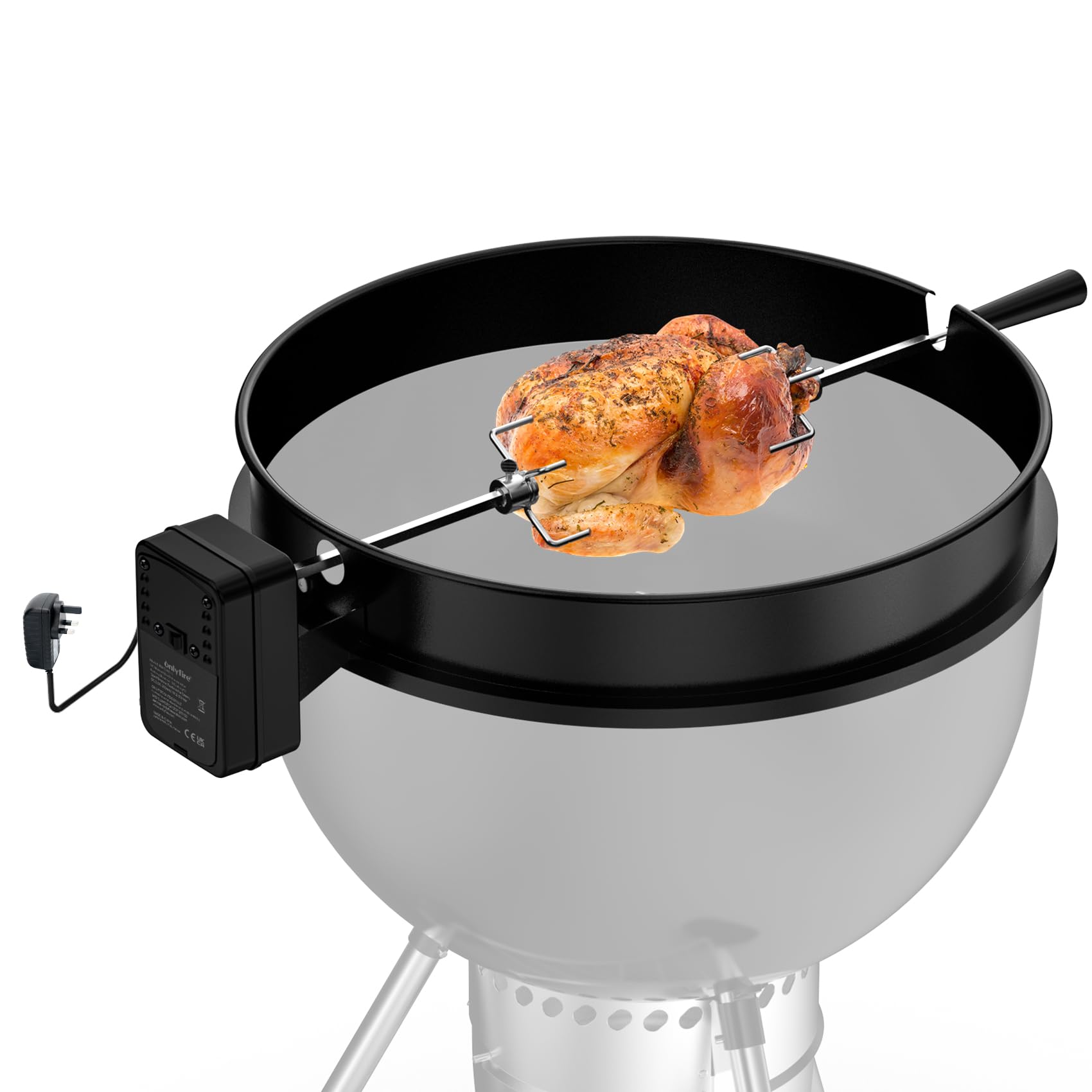 Kit bague de rôtissoire pour barbecue Weber 57 cm Onlyfire BRK-6201