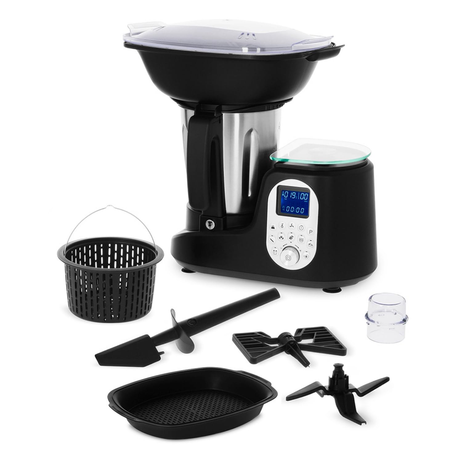 Robot da Cucina Multifunzione - Cuoci e Sminuzza 32x37.8x25cm, 3.5L, 550W