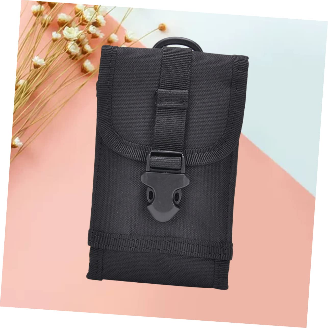 Balacoo 1PC Outdoor Sports Phone Bag Durable Oxford Waist Pouch for Men Compact and Lightweight Multi Purpose Cell Phone Case for Dance Yoga and Fitness Activities Black