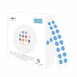PARLAIM 1000PCS 1/4 Inch Round Color-Code Dot Stickers,Circle Coding Label Sticker for Office Classroom(Light Blue)
