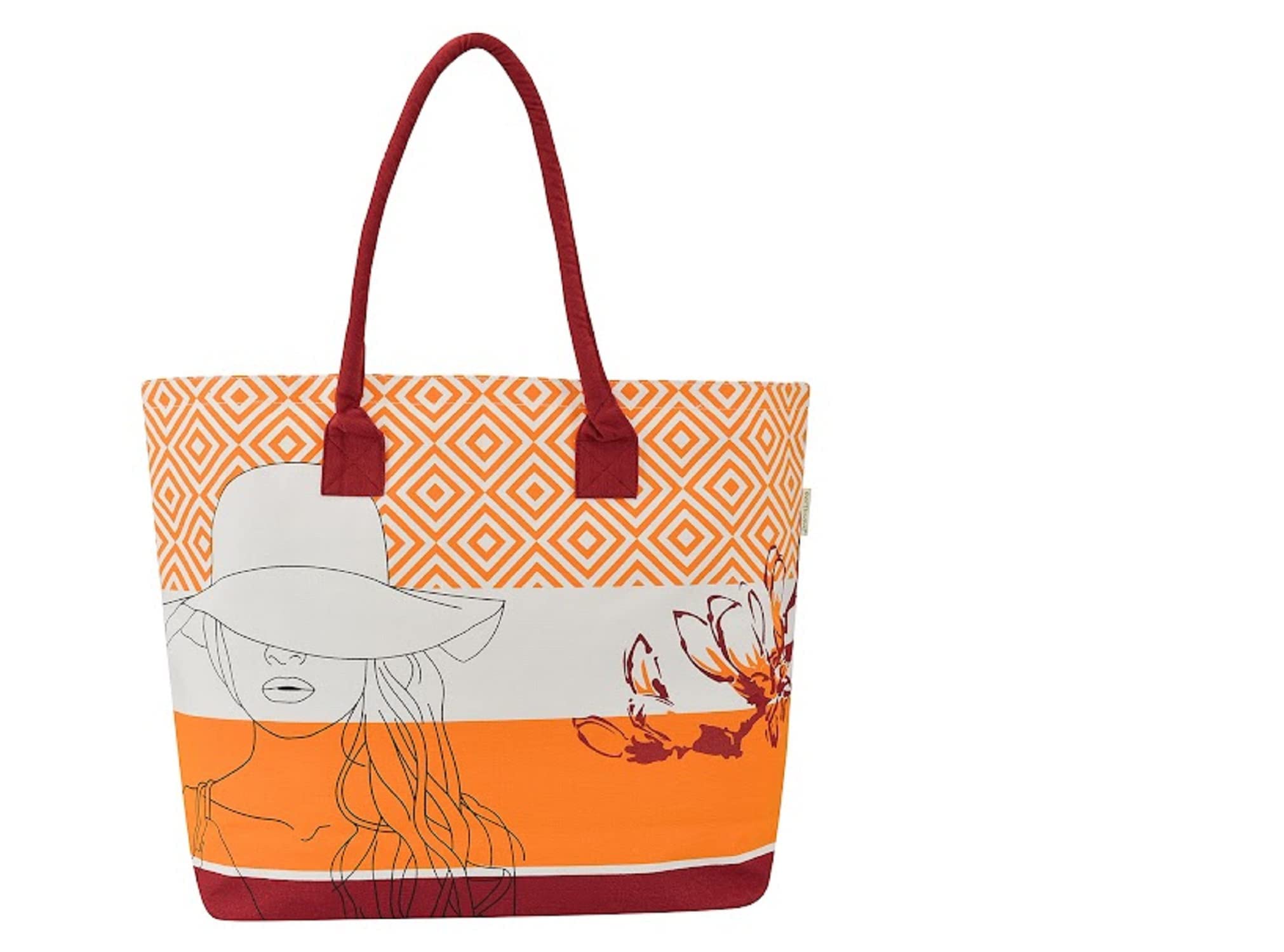 VastrayugaAll Purpose Tote Traveler Girl Premium Reusable Shopping Bag Foldable,Washable with Pouch,50LB Weight Capacity,Heavy Duty Bag,Eco-Friendly Purse Bag & Light weight Long Lastic bag