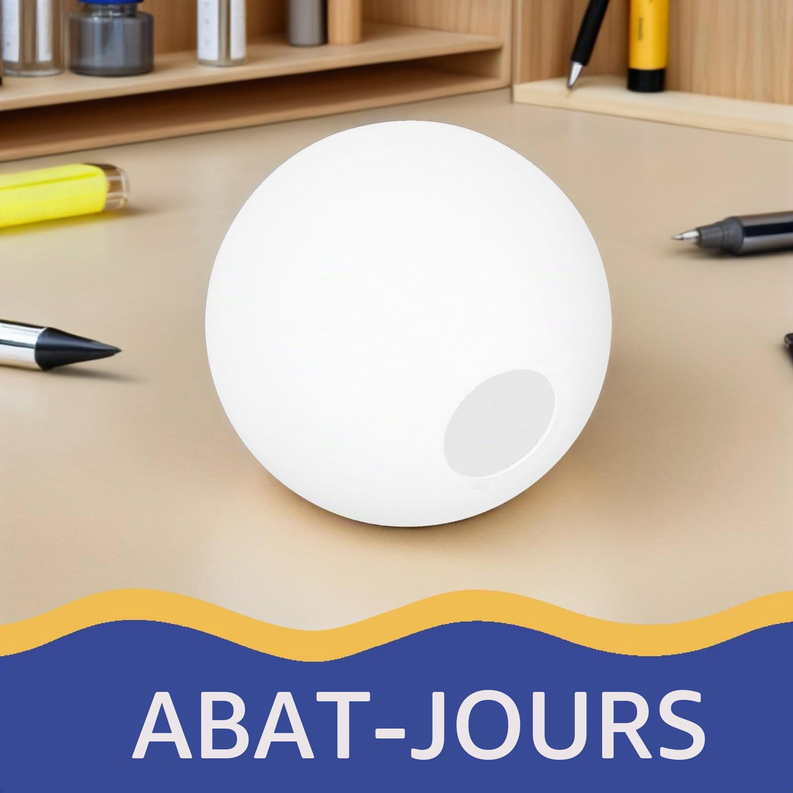 Uonlytech Abat-Jour En Verre Boule 20.00 Cm Abat-Jour Globe Pour Plafond Salon Décoration Moderne Pour Maison Restaurant Hôtel Avec Diffusion De Lumière Douce Et Anti-Poussière