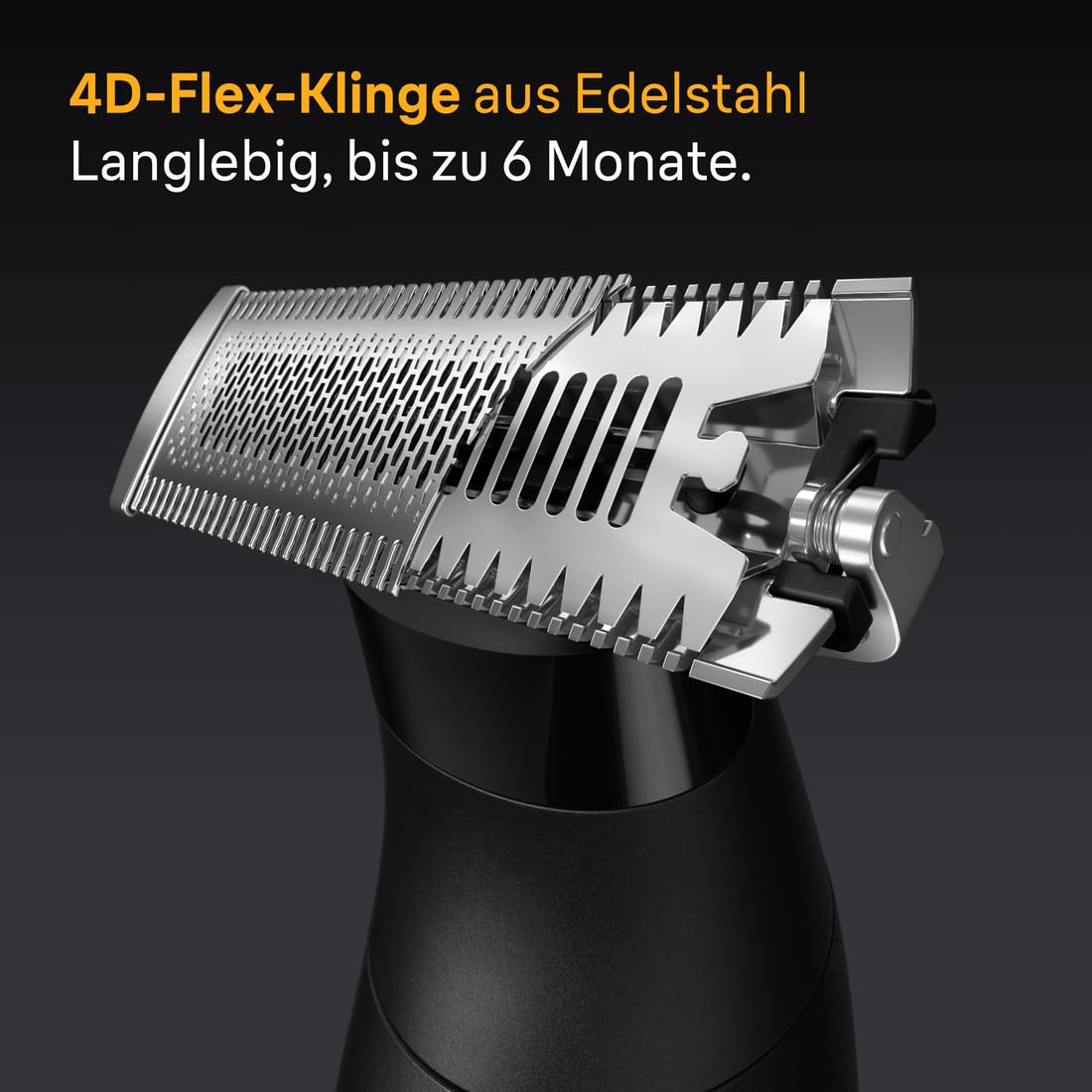 Braun Trimmer Series XT5, Kabelloser Rasierer Herren Elektrisch, XT5270, Grau - Barttrimmer und Bodygroomer, Körperrasierer mit 45 Min. Akku, Wasserdicht, Inkl. 8 Extras und Sensitiv Kammaufsatz