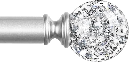 Miniatura 10 de TVWOO Barras de cortina doradas para ventanas de 66 a 120 pulgadas, barras de cortina resistentes, juego de barras de cortina ajustables, barras de