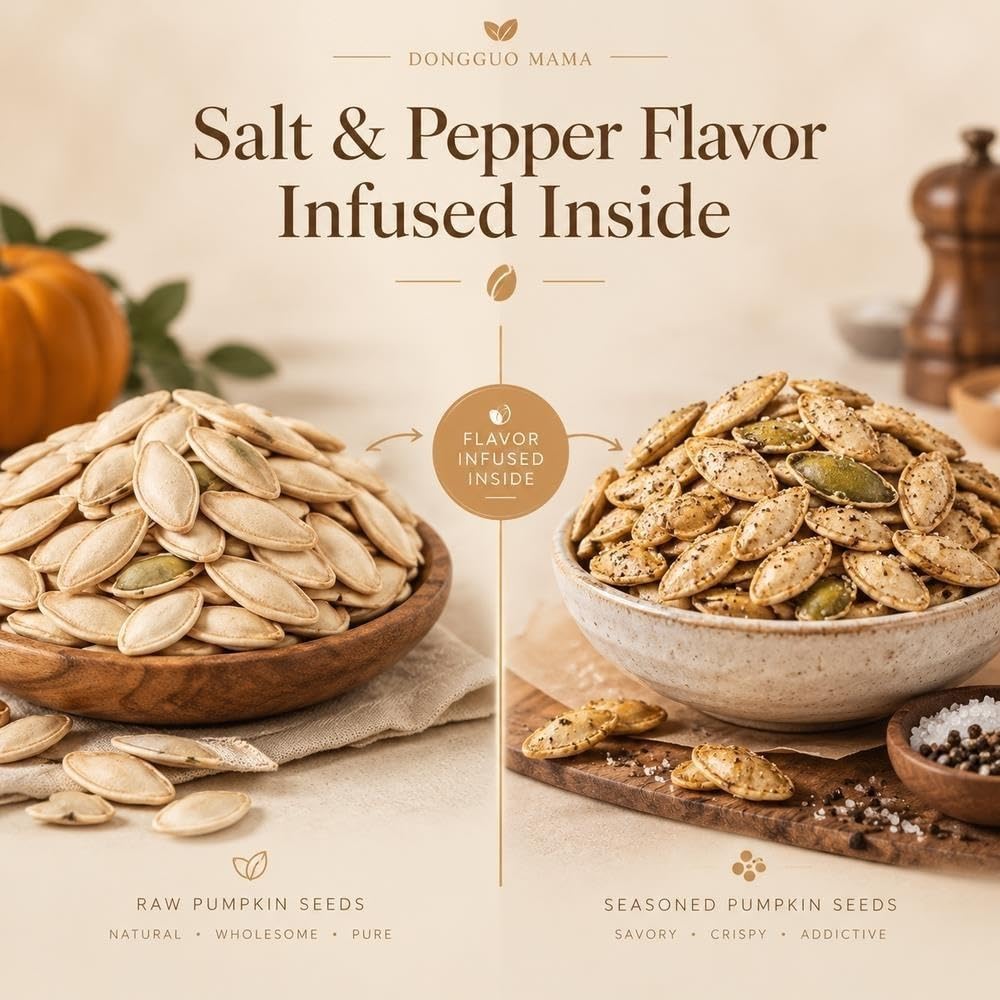 Semillas De Calabaza Sal Y Pimienta 500g