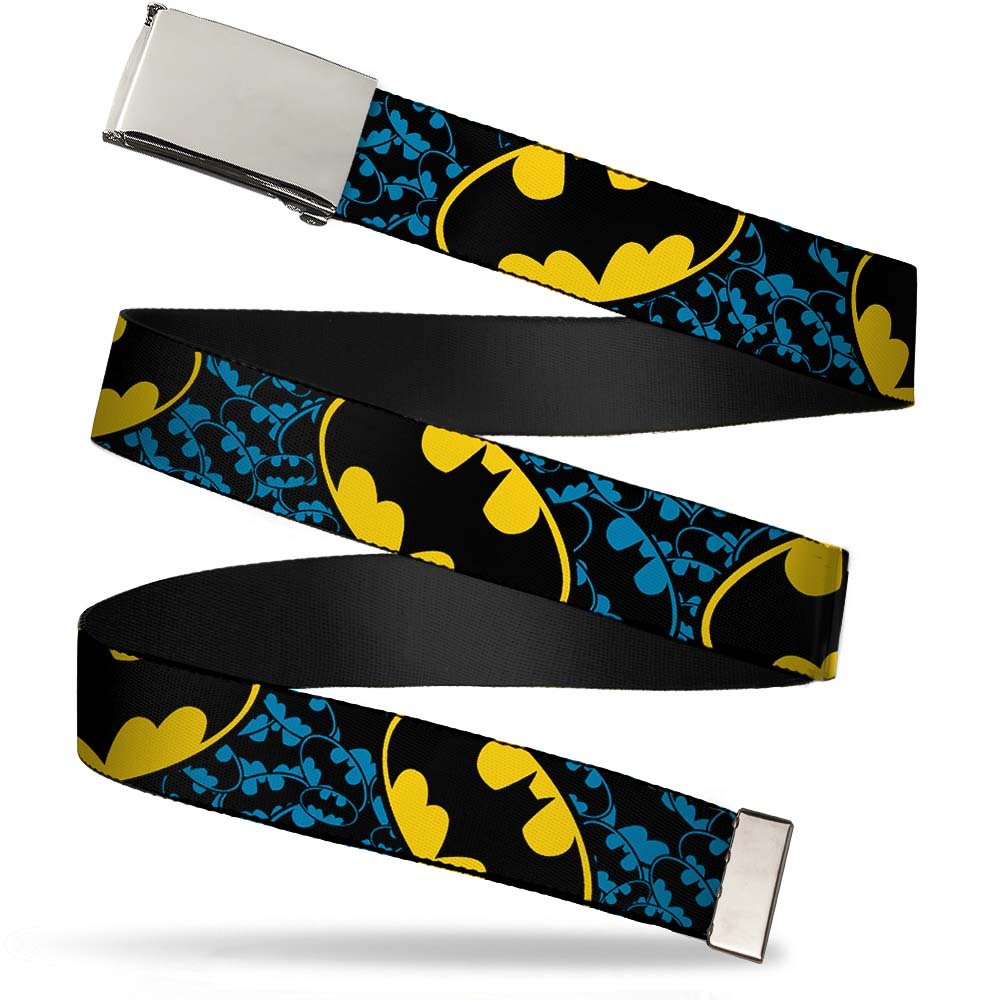 Buckle-Down Men's Web Belt Batman, Multicolor, One Size