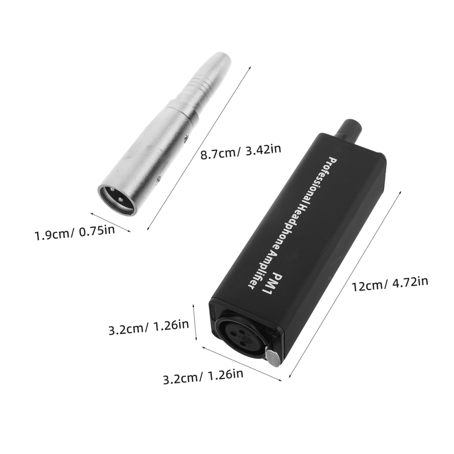 DOITOOL Headphone Gain Switch Versatile Usage Headphone Amplifier Portable Stereo Audio for Music Listening