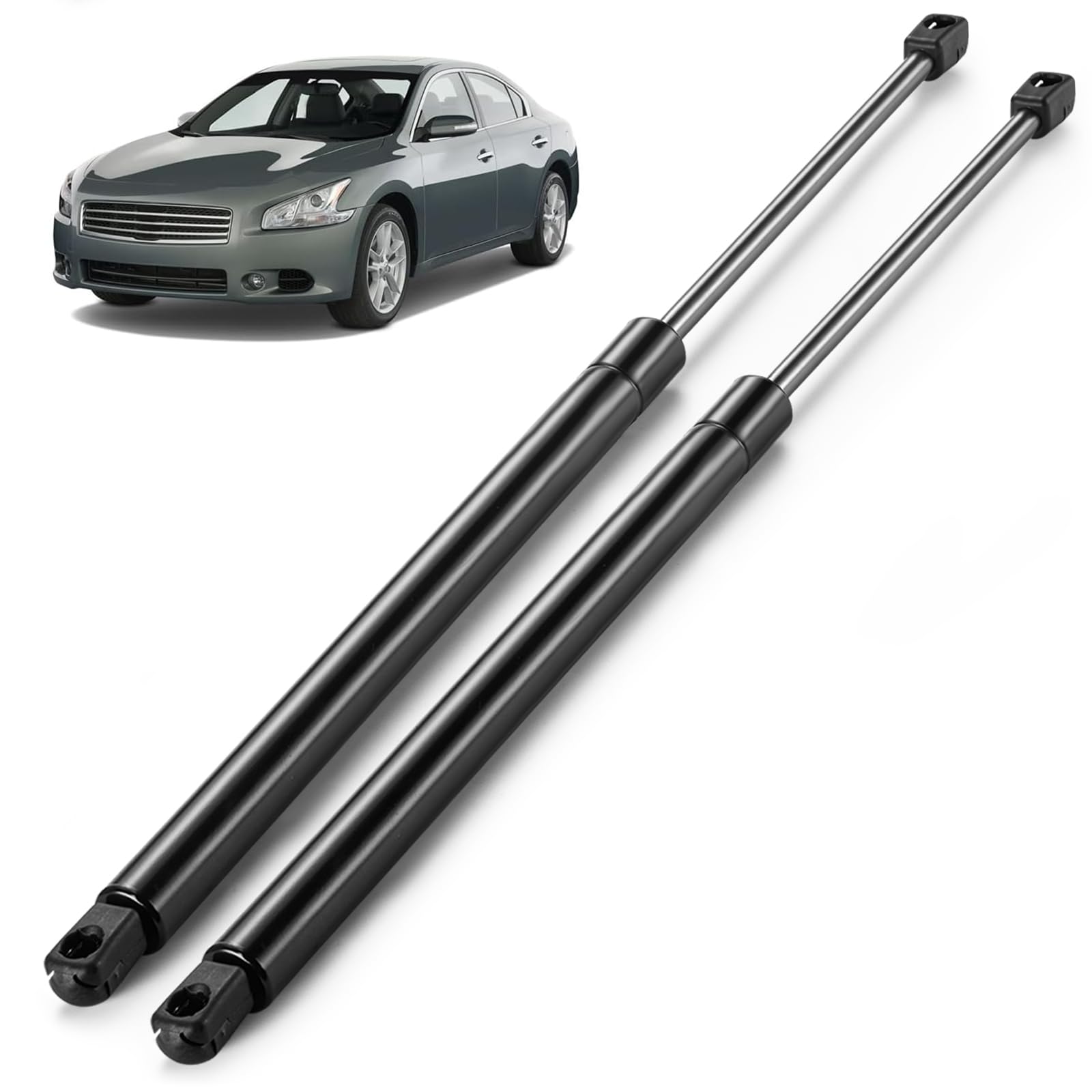 ARANA Hood Struts for Nissan Maxima 2009-2014, Front Bonnet Hydraulic Shocks Accessories Lift Support for Nissan Maxima Sedan, Replaces OEM 6478 654709N00A 654719N00A, 2 Pcs