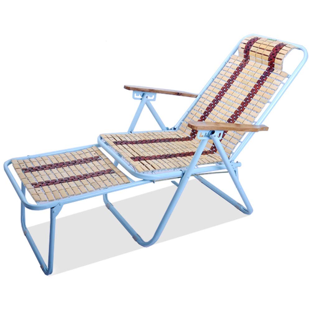 Chaise en bambou réglable de 56 cm pour le balcon