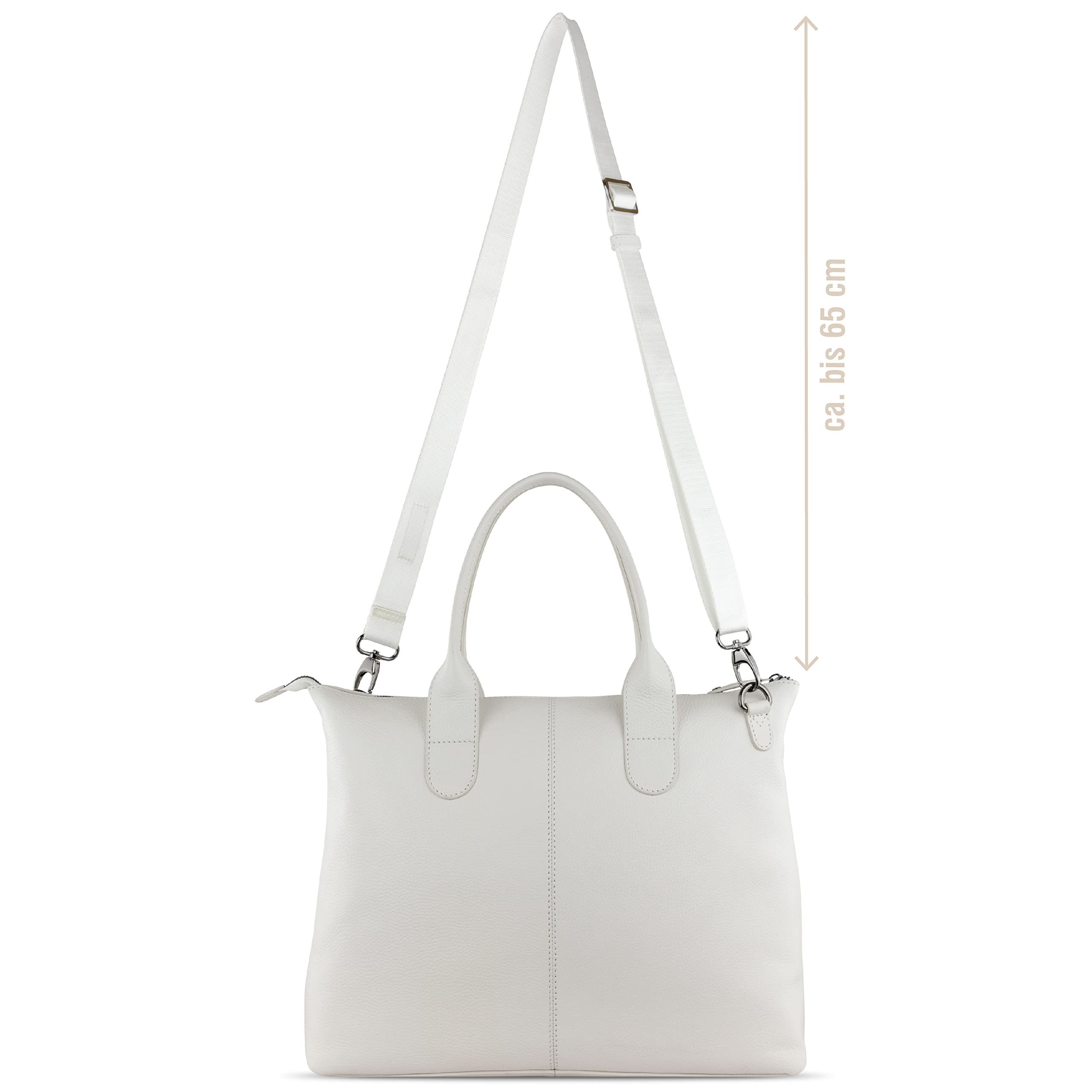 bugatti Elsa shopper in pelle, borsa da donna per affari, lavoro o shopping