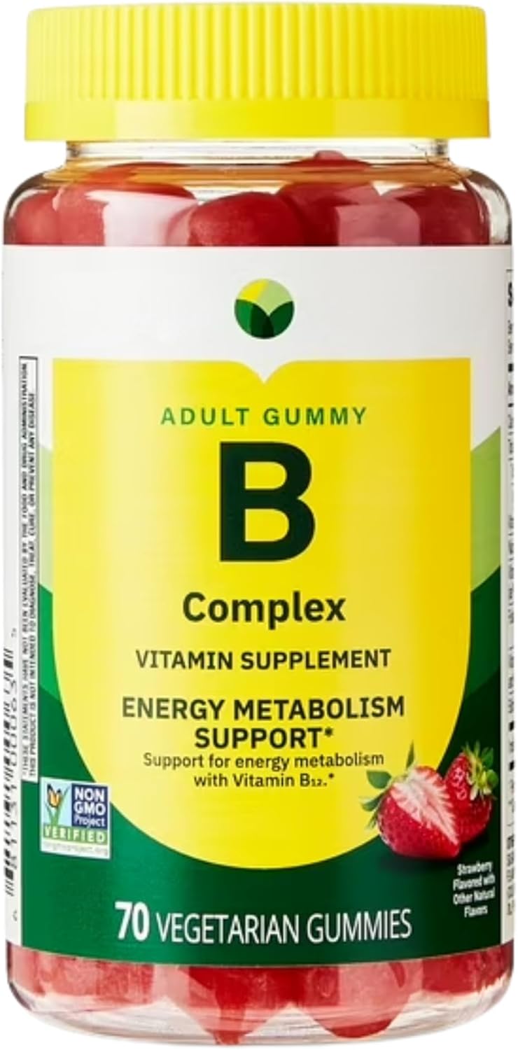KP+ Vitamin B Complex | 70 Vegetarian Gummies | Supports Energy Metabolism & Nervous System Health | Strawberry Flavor | Pack of 2