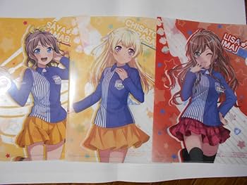 BanG Dream! バンドリ! クリアファイル まとめ売り　③ バンドリ！ ガールズバンドパーティ！ A4クリアファイルver.3