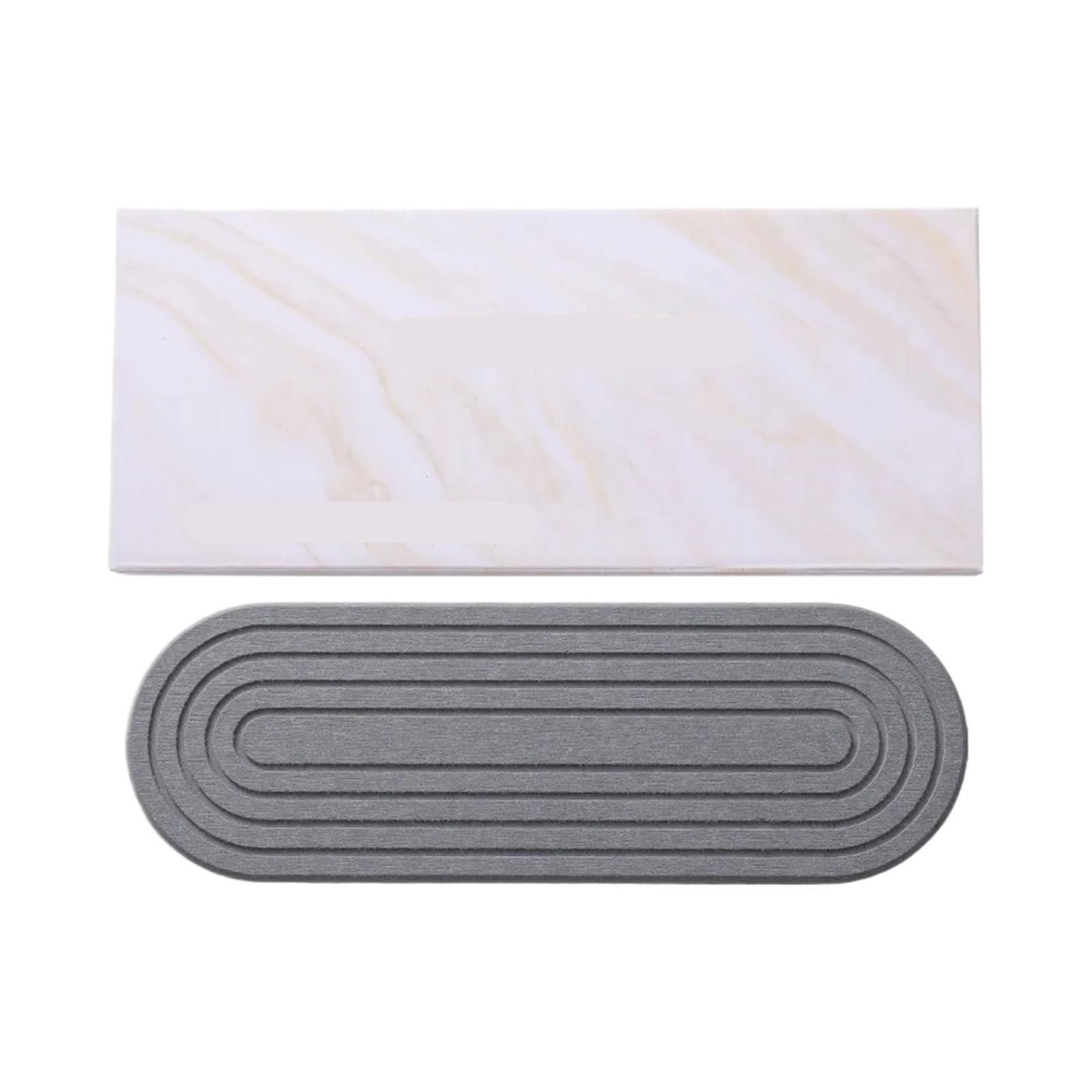 1pcs Diatomaceous Quick Drying Tray ，Compatible For Instant， Dry Draining Board Soap Storage Non Slip Diatom Mud Sink Tray Molds Resistant