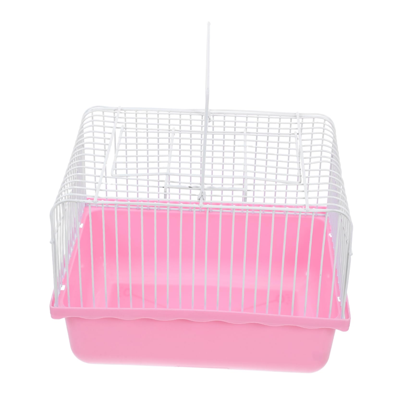 BCOATH Lightweight Abs Material Birdcage Portable Travel Cage for Parakeets Lovebirds Window for Easy Viewing