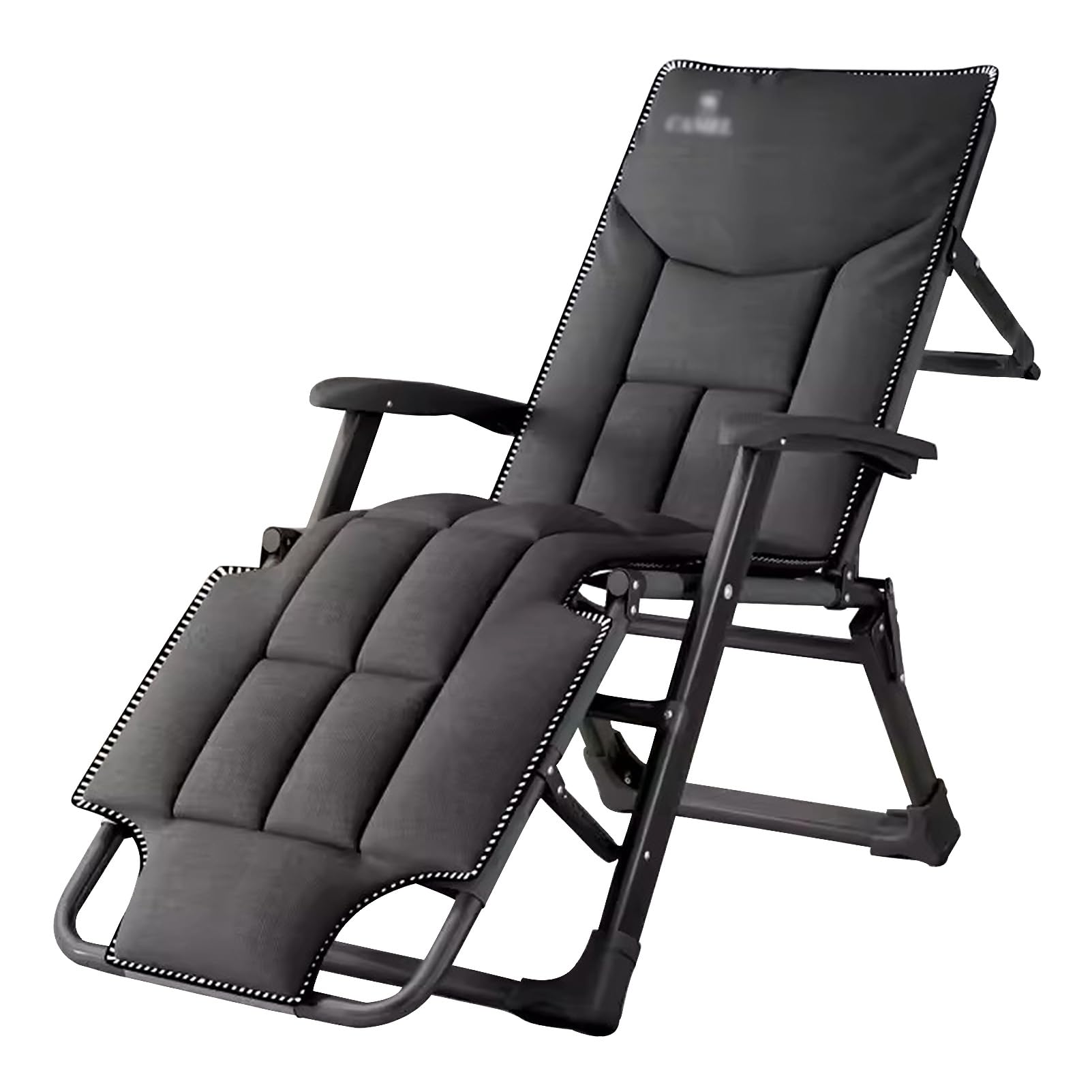 MOPHOTO nul-zwaartekracht stoel, vouwbare relaxstoel met 200KG draagvermogen met kussen en zijvak, perfect voor dutten, woonkamer, balkon, tuin, terras zitgelegenheid