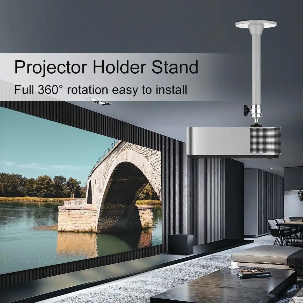 Soporte para proyector El Mini proyector Universal de 360° acorcheta el Soporte del Tenedor Techo la Pared Monopods cámara
