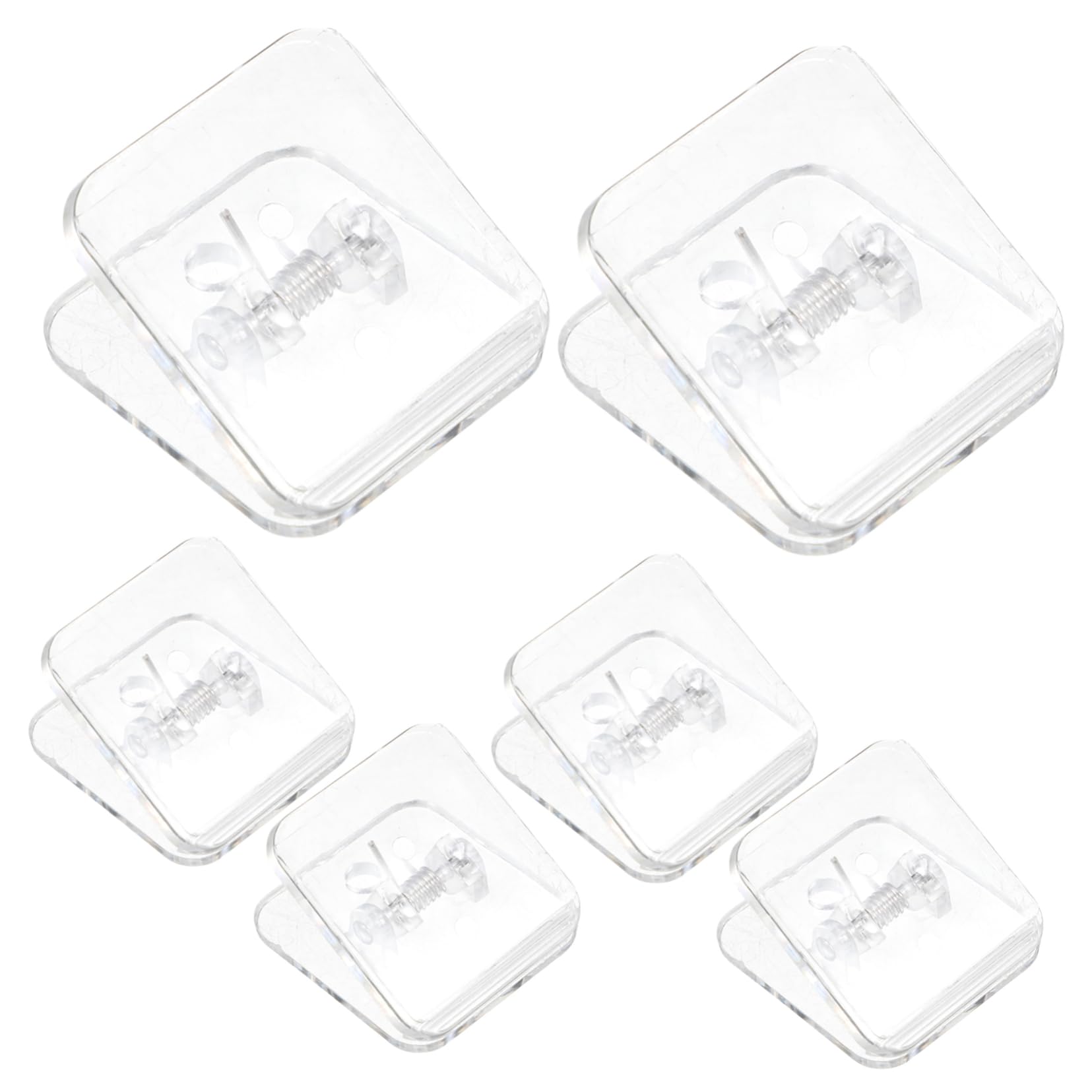 VANZACK Dog Pee Pad Holder Tray 6 Pack for Puppy Pads Indoor Potty System Adhesive Backing Clip