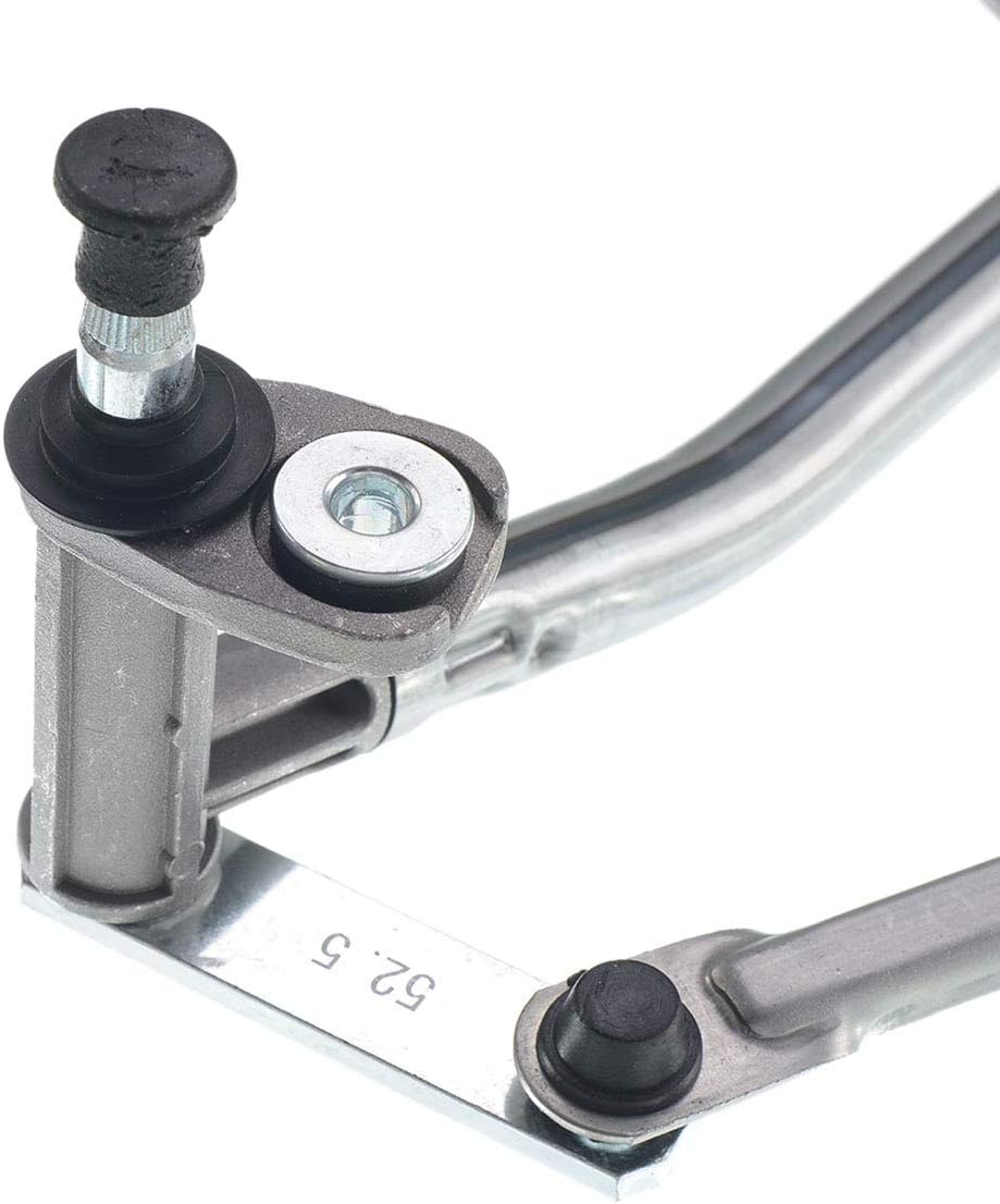 A-Premium Front Windshield Wiper Transmission Linkage Assembly Compatible with Audi, Seat & Volkswagen Vehicles - for Jetta, Jetta City, Golf, Golf City, Clasico, Beetle, Leon, S3, A3, A3 Quattro