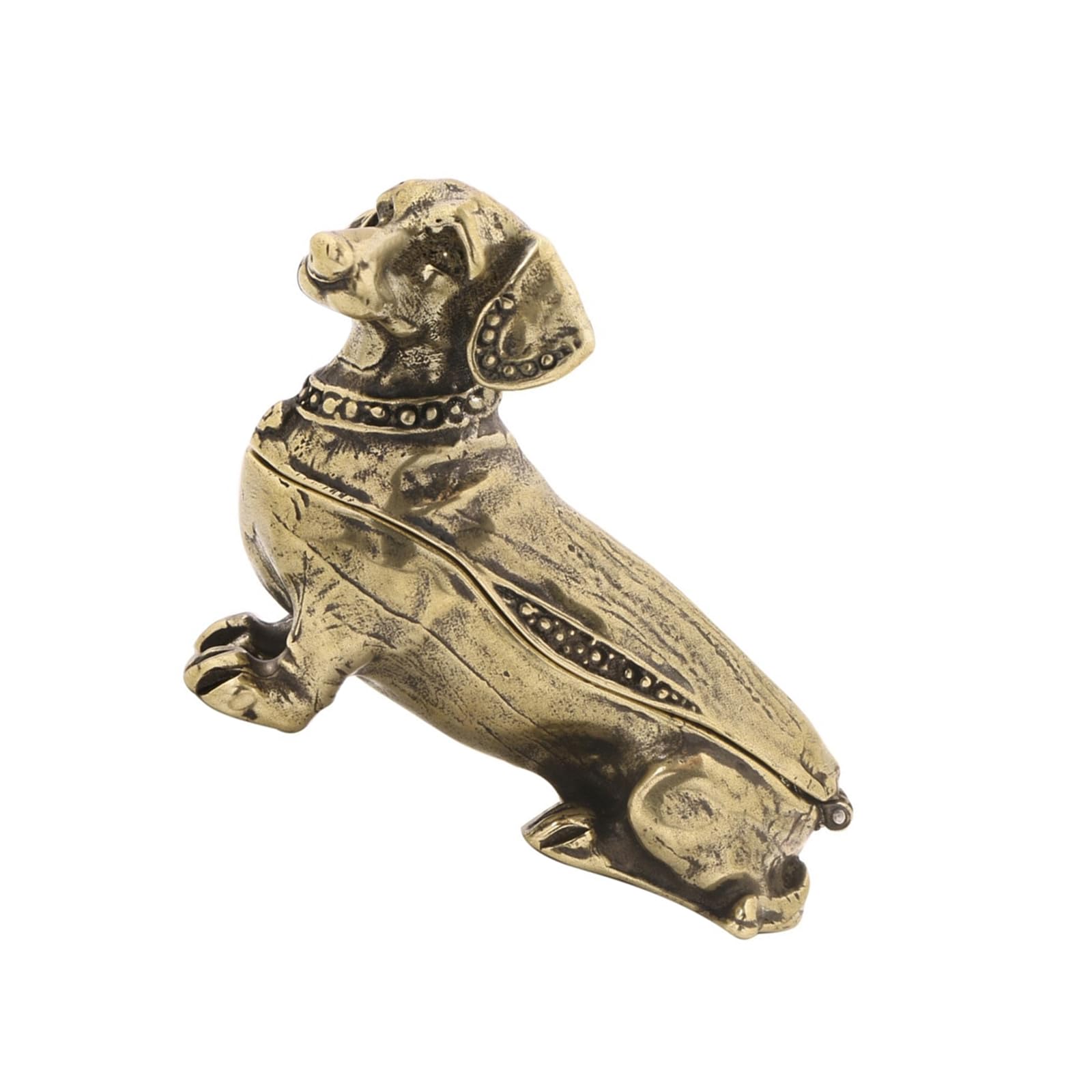 Msioytog Antique Styles Metal Box Animal Shaped Jewelry Accessories Storage Container Treasure Organiser Hinged Jewelry Storage