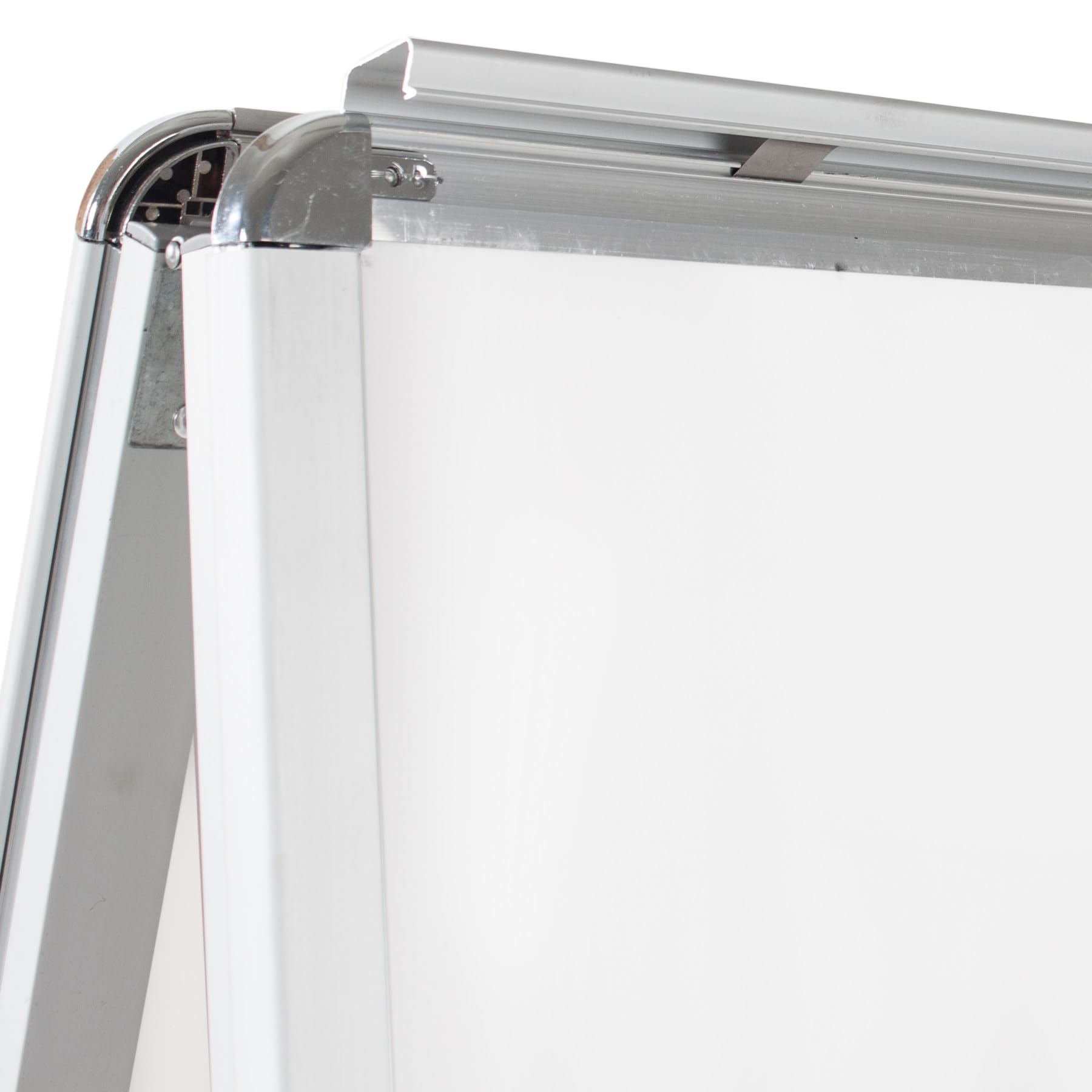 tectake® A1 Kundenstopper Outdoor, DIN A1 Plakatständer, wetterfester Aufsteller Ständer, Alu Werbeaufsteller klappbar, Wegweiser, Werbetafel für aussen, beidseitige Tafel für Plakate, inkl. 2 Folien