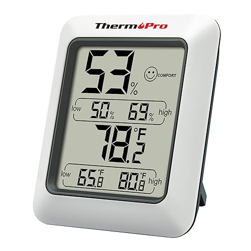 ThermoPro TP50 Digital Hygrometer Indoor Thermometer Room Thermometer and Humidity Gauge with Temperature Humidity Monitor - 1 - Classic