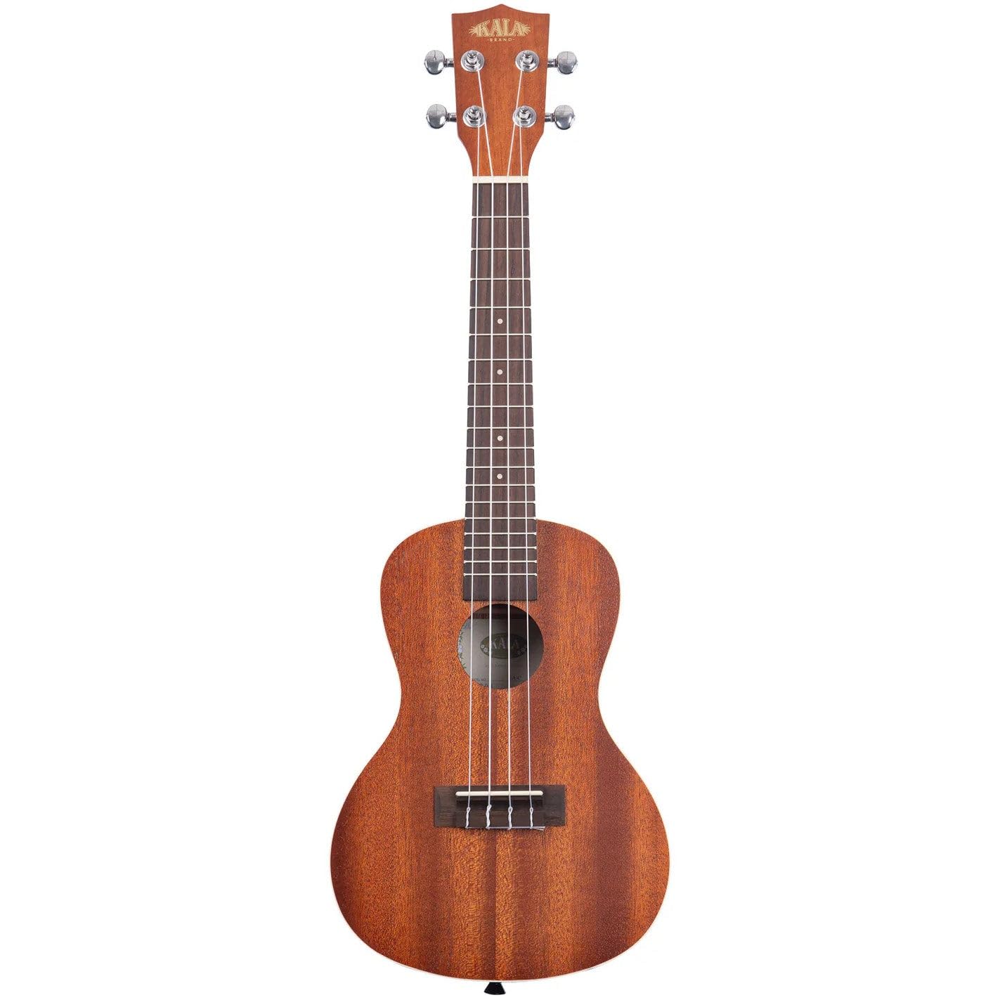 Kala - KA-C - Ukulele concerto Satin Mahogany per Bambini Adulti e Principianti Scuola Media Mogano satinato per Musicisti Esperti/Nuovi, Custodia Inclusa, strumenti a corda per bambini, Satinato