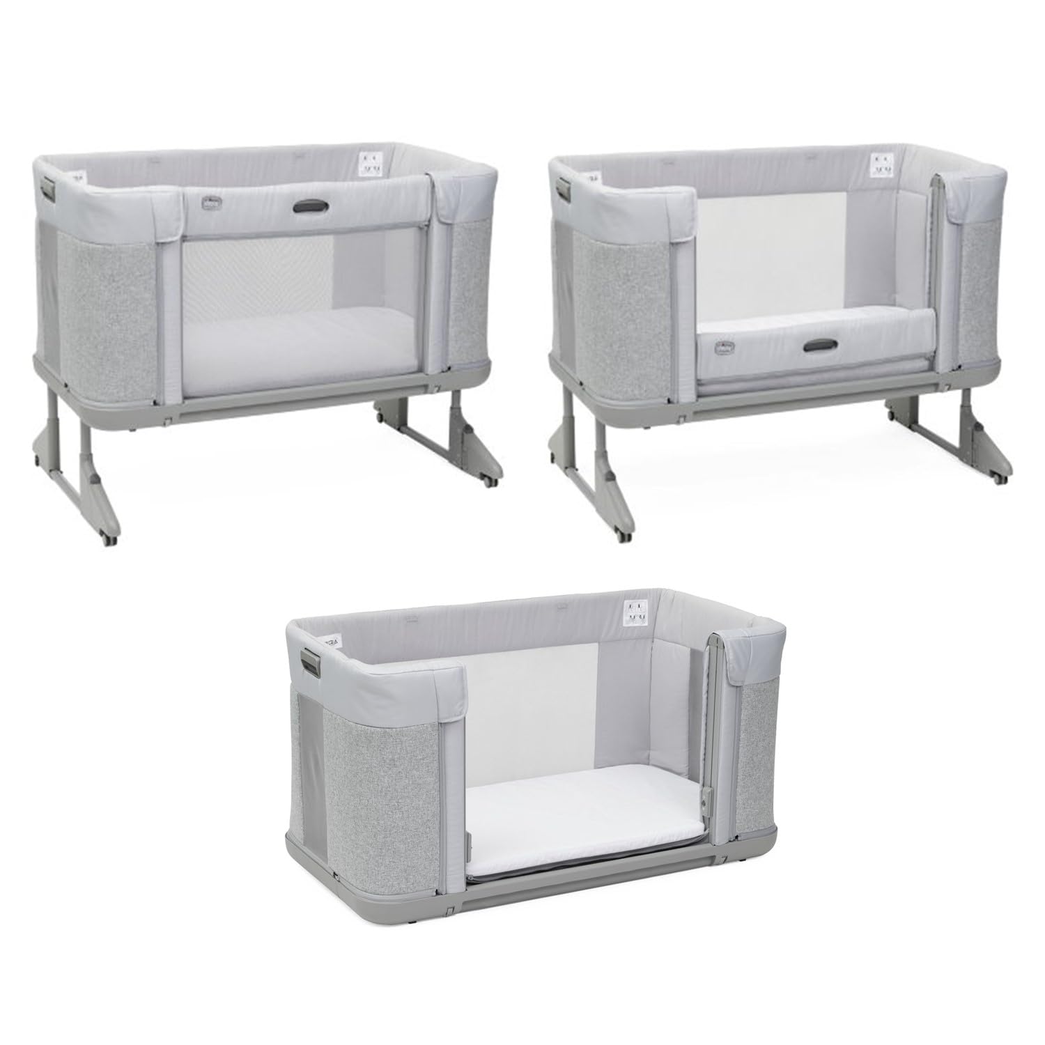 Chicco Next2Me Forever Crib 0m-4y, Ash Grey