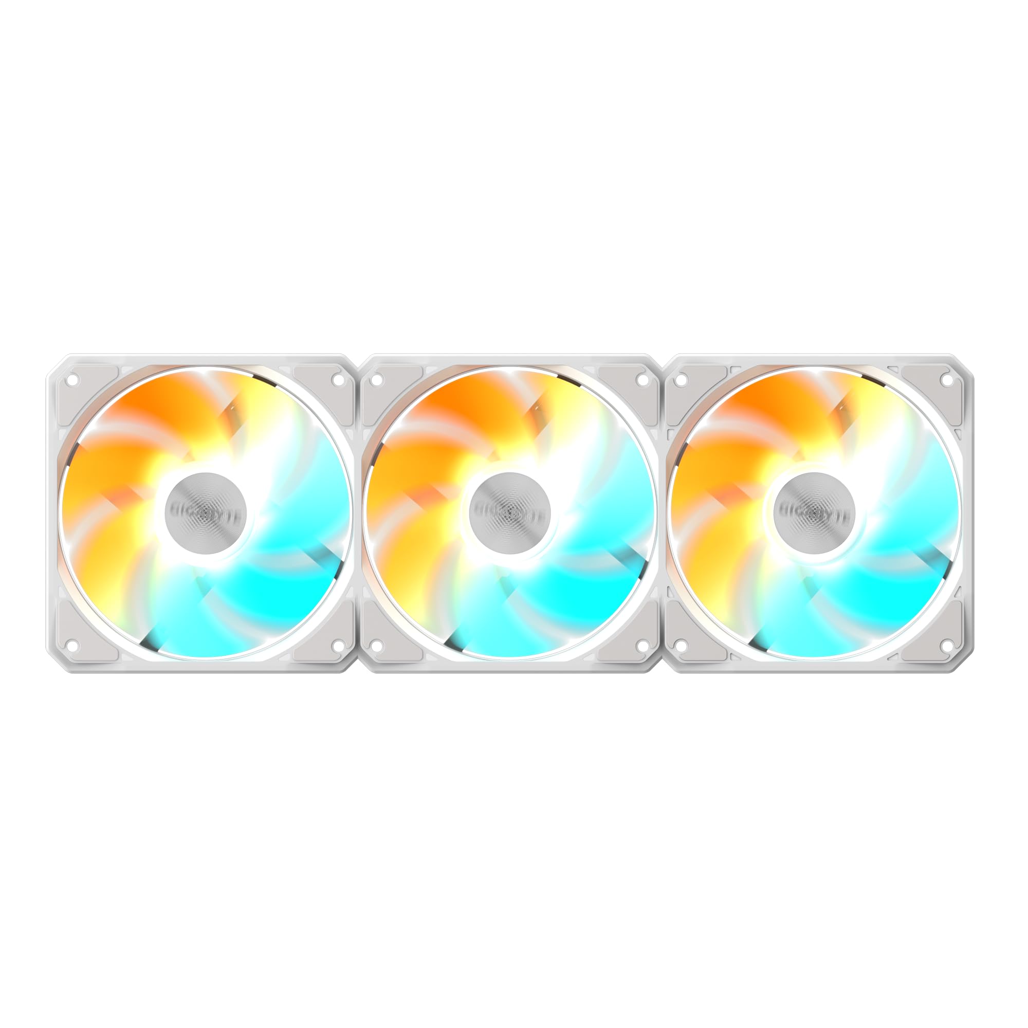 GIGABYTE GBT EZRVSFAN1203 ICE 120 mm Gehäuselüfter, hoher Luftstrom und leiser Betrieb, langlebiges Gleitlager, schwarzer Rahmen, universelle 120 mm Kompatibilität