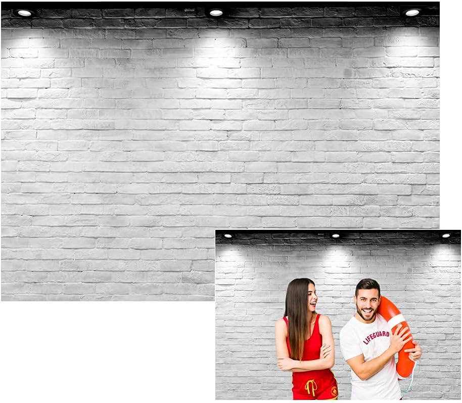 Review Discount Baocicco Vinyl 8x6ft Backdrop Photography Background White Brick Wall Computer-Print Seamless Photo Background Children Baby Adults Portraits Photo Studio Props Flash Sale Buy 1 get 1 Baocicco Vinyl 8x6ft Backdrop Photography Background White Brick Wall Computer-Print Seamless Photo Background Children Baby Adults Portraits Photo Studio Props