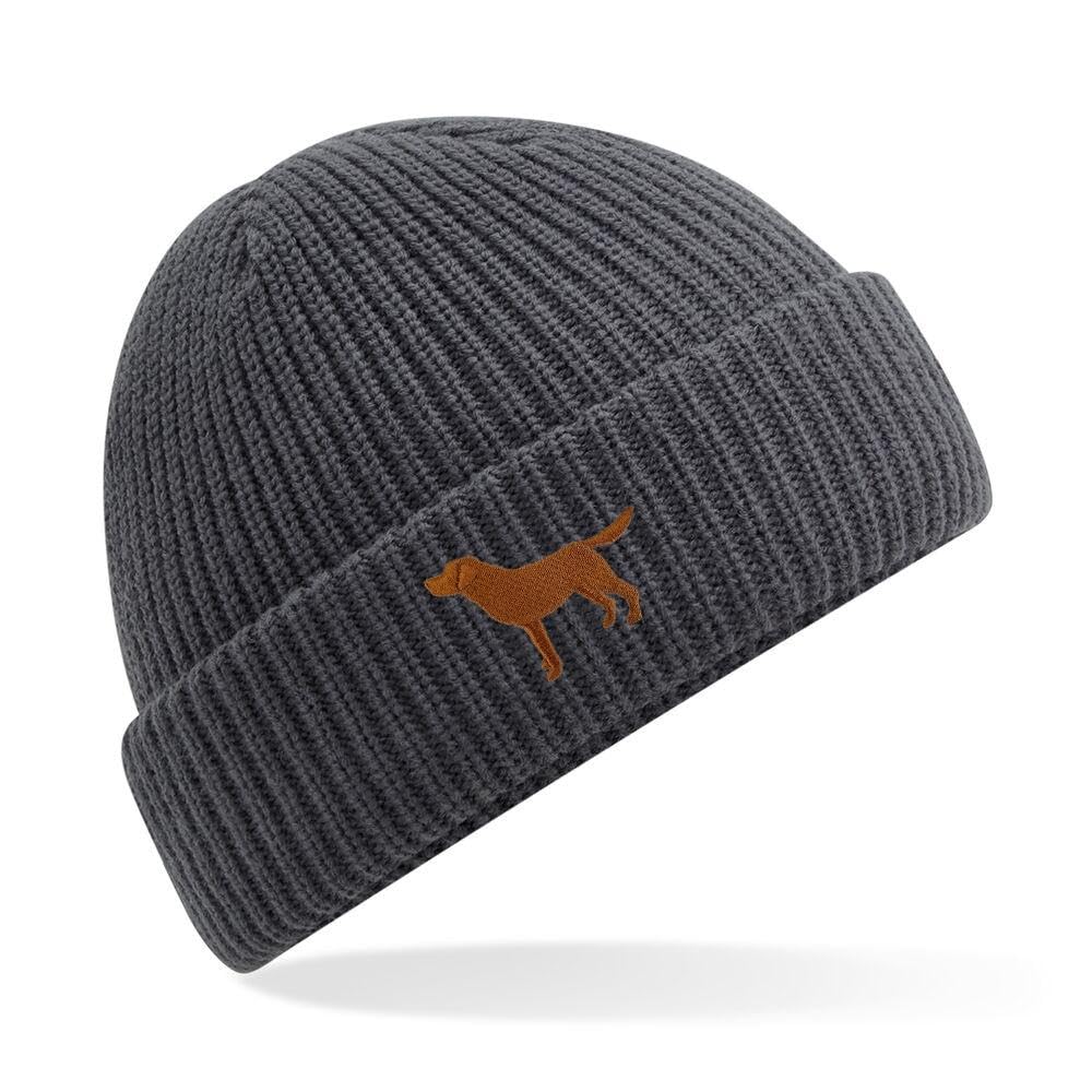 The House Of Dog: Fox Red Labrador Retriever Owner Gift. Water Repellent Thermal Elements Beanie Ski Hat. Grey