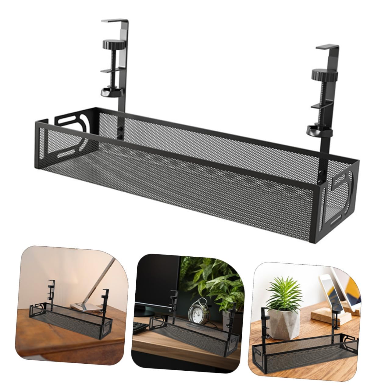 jojofuny Gestione Cavi Sotto la Scrivania Organizzatore Cavi Sotto la Scrivania