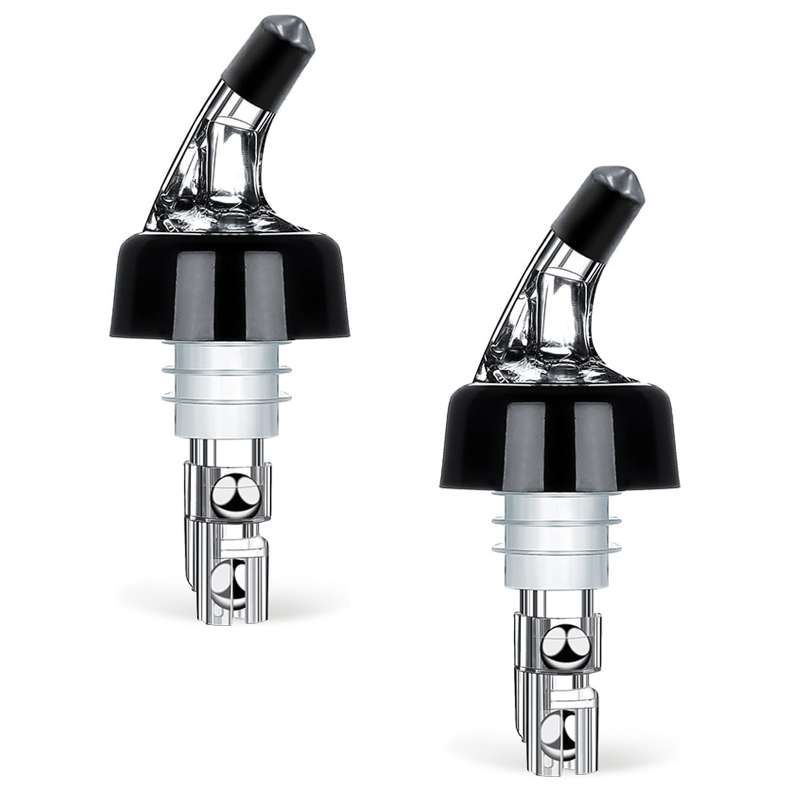 ZWWAAZHF Multifunctional 30ml Wine Pour Spout Automatic Measured Bottle Pourer Portable Liquor Dispenser for Restaurants Pouring Spout for Red Wine