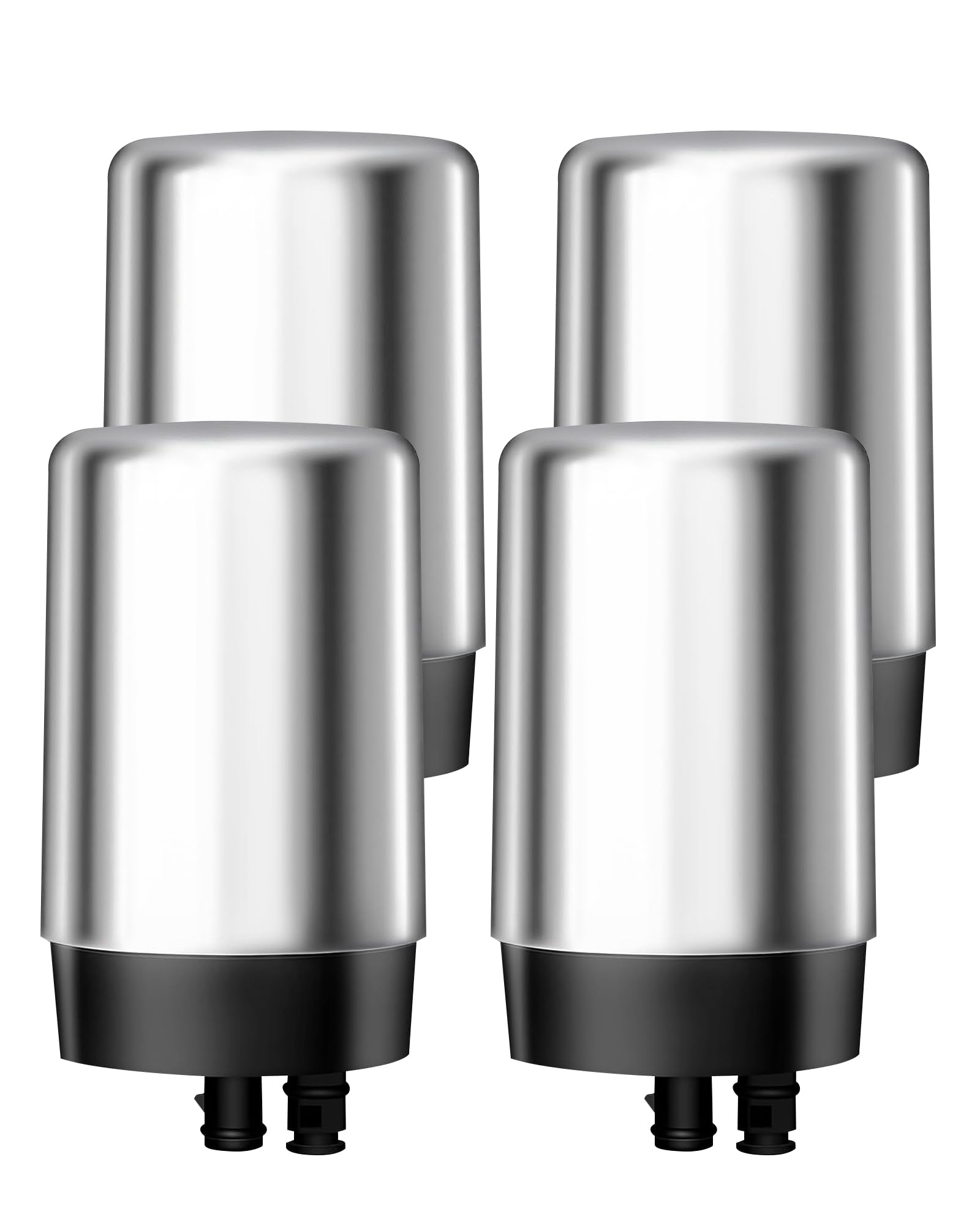 AQUA CREST 7027S Filter Replacement for Brita® Faucet Filter Chrome 4 Pack