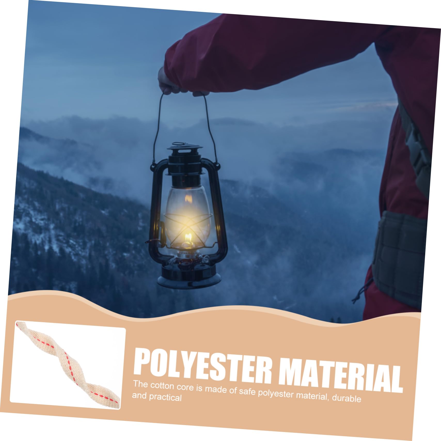 HOLIDYOYO Household Wick Replacement for Oil Lamps Lantern Wicks for Kerosene Lamp Lantern Use