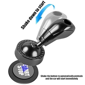 Start Button Lever,Push Button Joystick,Engine Start Lever,Joystick Car Starter,Car Interior Decoration
