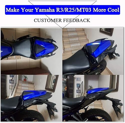 Miniatura 5 de FATExpress Cubierta trasera de motocicleta para Ya.maha R3 R25 YZF-R3 YZF-R3 YZF-R25 MT 03 MT03 MT-03 2013 2014 2015 2016 2017 2018 2019 202020