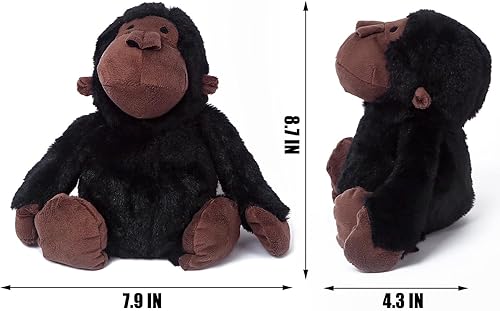 Miniatura 2 de CERAYOU Tapones decorativos para puerta con bonitos animales, tela suave y duradera con peso para el hogar y la oficina, anticolisión, resistente,