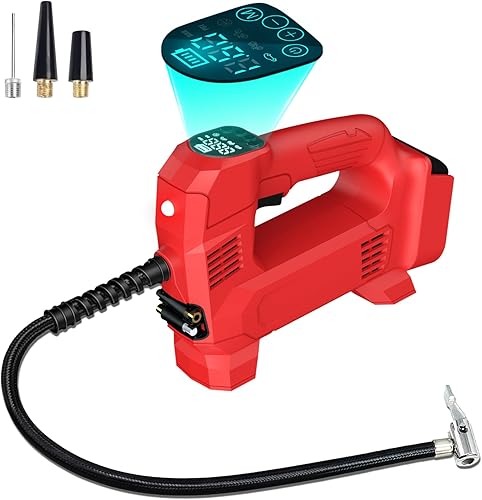 Compresor de aire inalámbrico para inflador de neumáticos Craftsman 20V V20, bomba de aire portátil de mano con manómetro digital para automóviles,